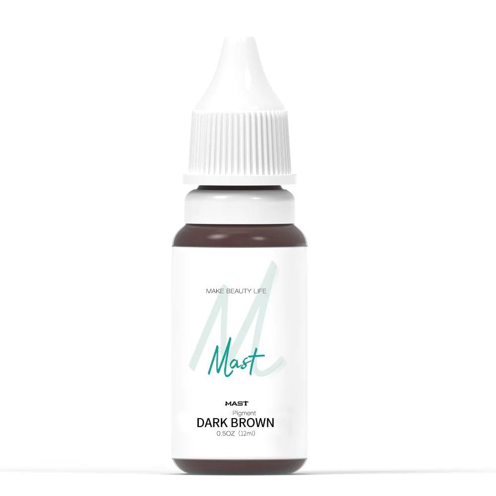 Пігмент Mast Dark brown №002 для перманентного макіяжу, 12мл
