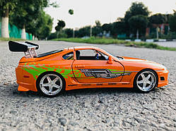 Форсаж металева модель Тойота Супра Jada Toys Fast & Furious 1:24 Brian's Toyota Supra