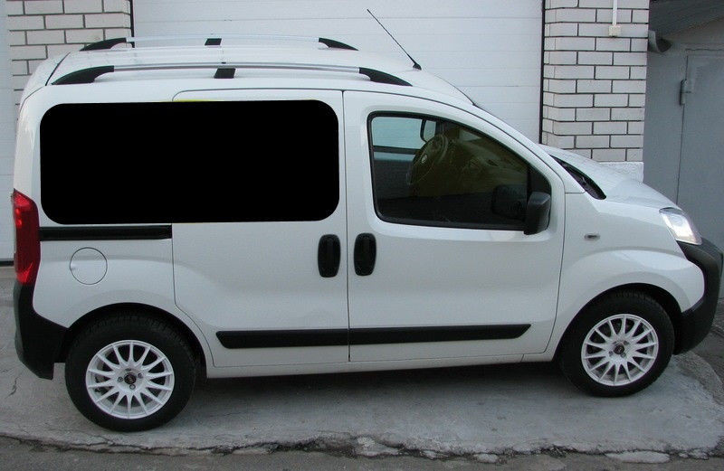 Рейлінги Fiat Fiorino/Qubo/Peugeot Bipper/Citroen Nemo 08-/Хром/Abs, RFIFIO2008XR