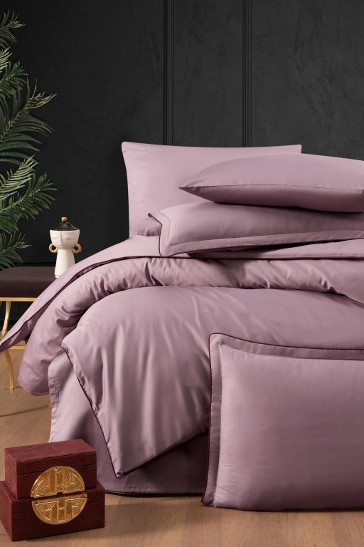 Турецька Постільна Білизна La Roman Premium Satin 300TC Lucca Berry 200х220см