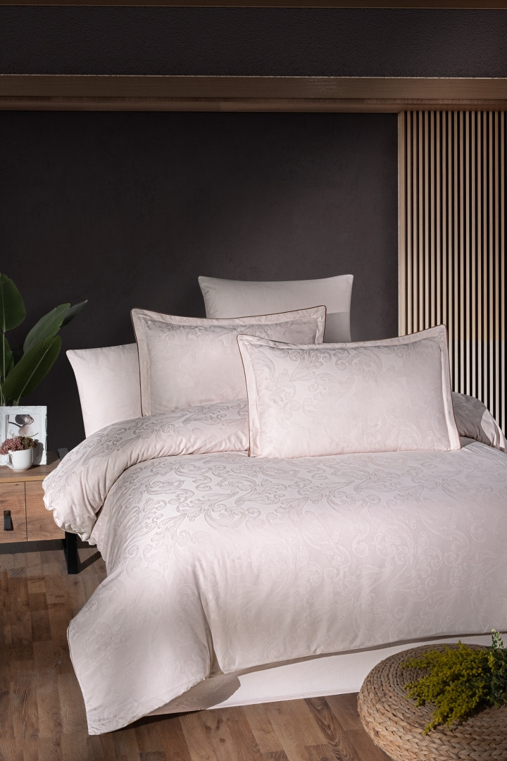 Турецька Постільна Білизна La Roman Premium Satin 300TC Vandela Violet 200х220см