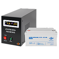Комплект резервного живлення для котла LP (LogicPower) ДБЖ + мультигелева батарея (UPS B500VA + АКБ MG 900W)