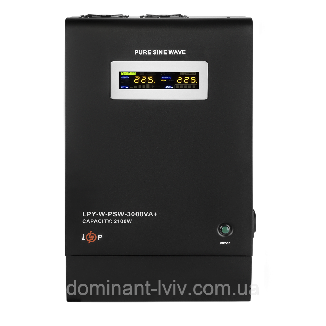 ДБЖ з правильною синусоїдою LogicPower 48V LPY-W-PSW-3000VA+(2100Вт)