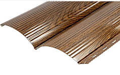 Сайдинг Металевий Блок Хаус Мат, Глянець Під Дерево