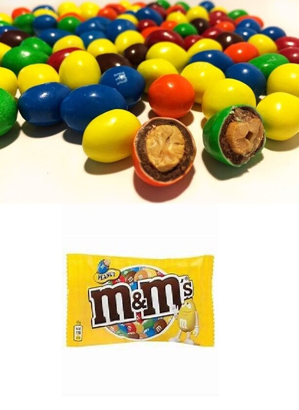 Драже Арахис в Шоколаде и Цветной Глазури M&M's Peanut Large 220 г Германия - фото 1 - id-p1897551455