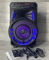 Колонка акустическая, 150W с Bluetooth на аккумуляторная с проводным микрофоном ZPX ZX 7773