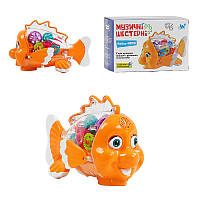 Детская игрушка с подсветкой "Музыкальные шестерни. Рыбка Немо"
