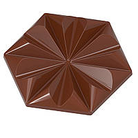 Форма для шоколаду "Рубі" прозорий L 103,5 мм W 89,5 мм H 13,5 мм V 1x2 шт. x 56 г серія WORLD CHOCOLATE MASTERS Chocolate World