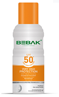 Солнцезащитный спрей SPF 50+ Bebak, 150 мл