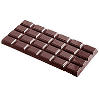 Форма для шоколада "Плитка классика" прозрачный L 155 мм W 77 мм H 9 мм V 108 мл серия TABLETS Chocolate World