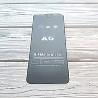 Защитное стекло AG Matte Full Glue для Xiaomi Redmi Note 12 4G Матовое Черное