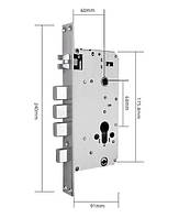 Автоматический 3х ригельный замок TTLOCK 60х68 (Китай)