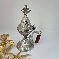 Кадильниця "зірка" під срібло з ручкою для дому (Греція)