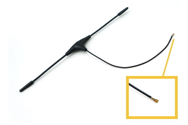Антена 868 МГц диполь FrSky MM IPEX4 Bottom 2.7 dВіс лінійна вертикальна - 1 шт.