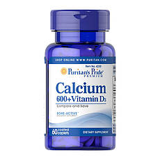 Calcium 600+ Vitamin D3 (60 caplets) Киев