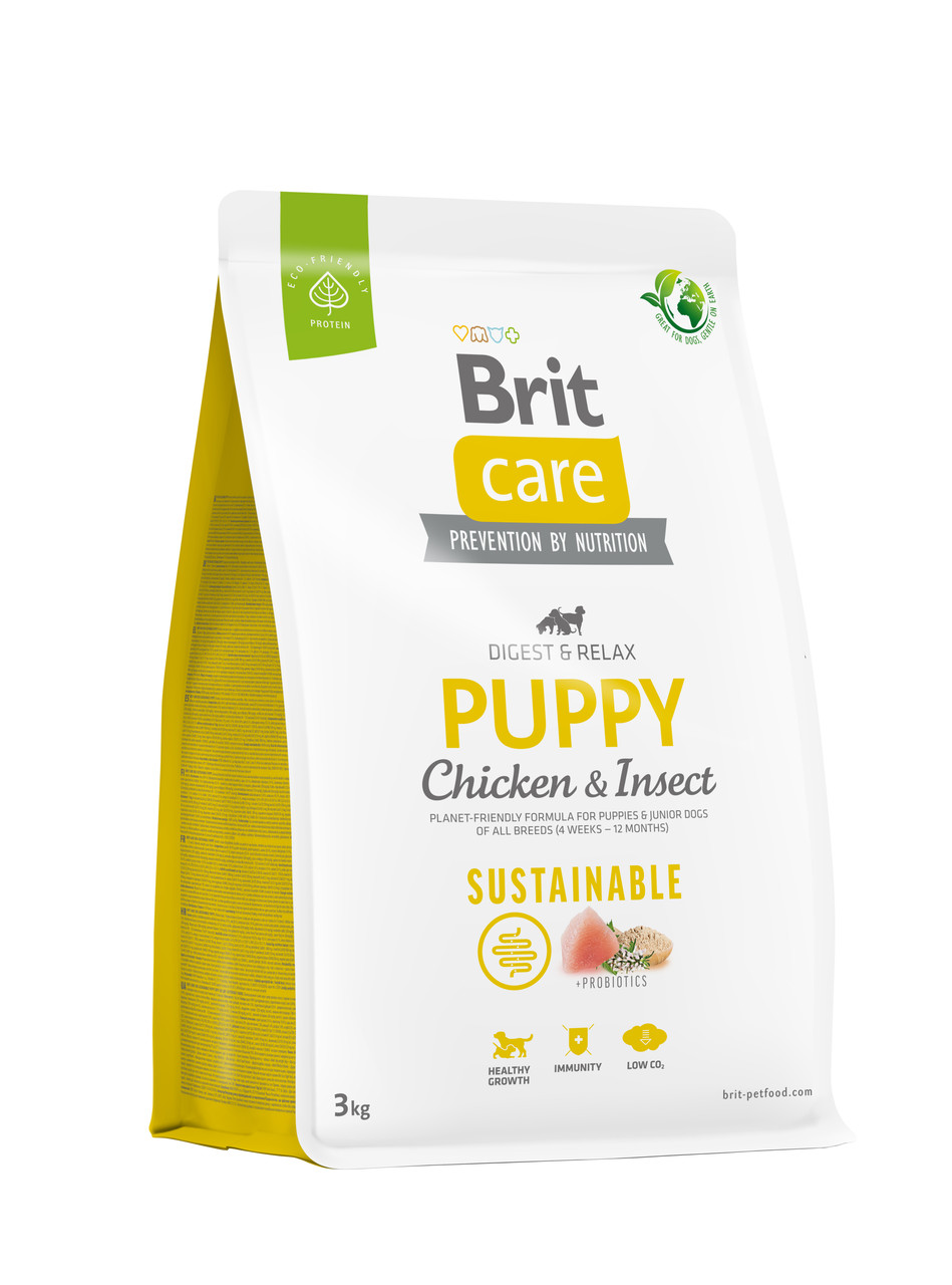 Сухий корм для щенят Brit Care Dog Sustainable Puppy - 3 кг