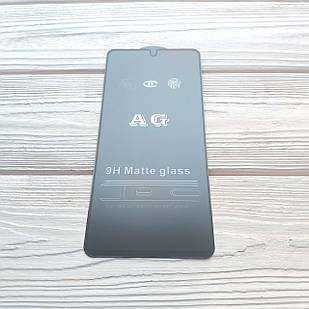 Захисне скло AG Matte Full Glue для Xiaomi Poco M5S Матове Чорне