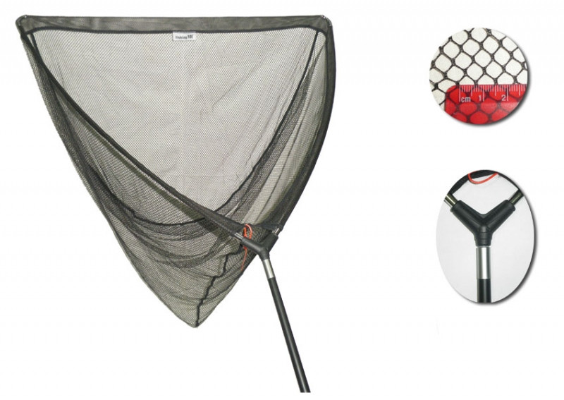 Підсаку Fiberglass Carp Net With Handle