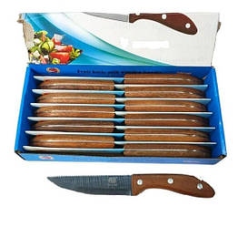 Ніж кухонний з дерев'яною ручкою SM4334 4", 20 см