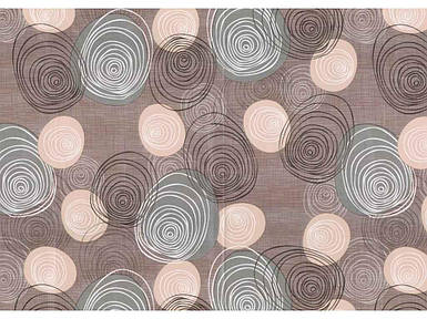 Термосерветка на нетканній основі 0,98*0,58м №15 пластик Кружочки ТМ Bona Domus FG