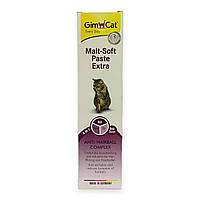 Паста для выведения шерсти из желудка кошек Мальт-Софт Екстра GiMCat 200g