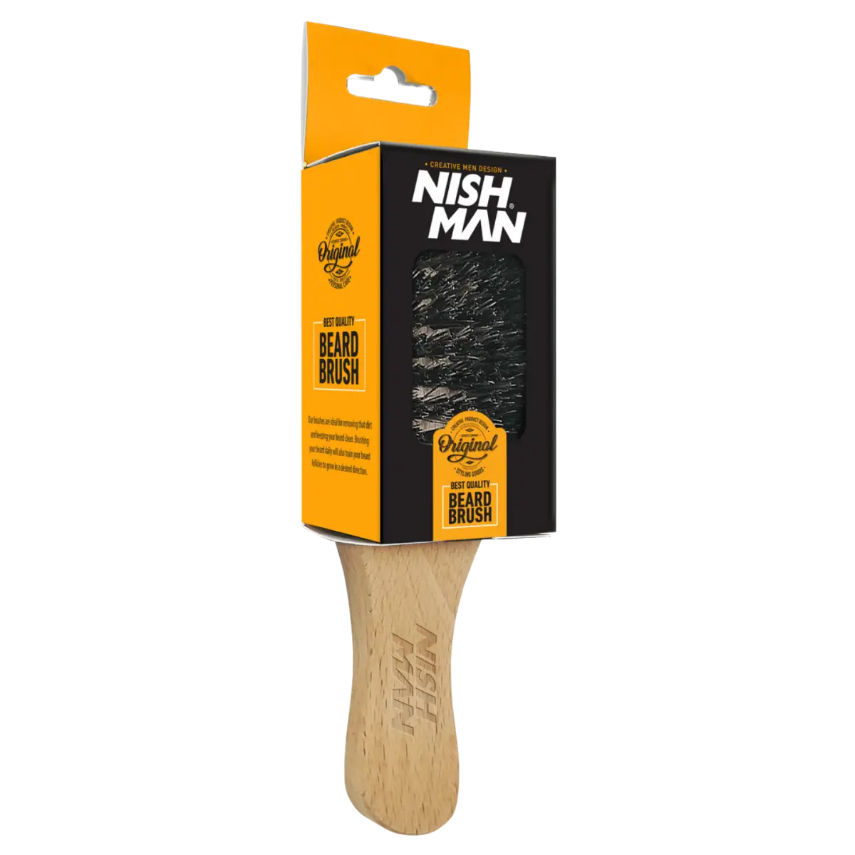 Щітка для бороди Nishman Premium Beard Brush