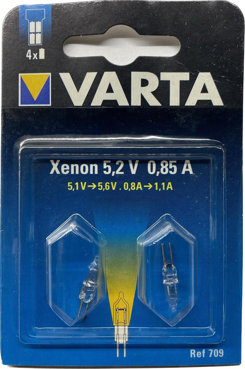 Лампочка Varta 709 для ліхтаря, Xenon, 5.2В, 0.85А