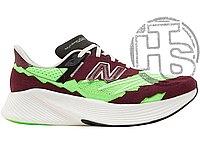 Мужские кроссовки New Balance FuelCell Elite Dark Red Green MSRCELSO