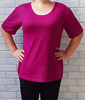 Летняя женская футболка однотонная, трикотажная футболка для женщин с узорами