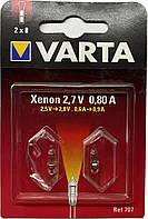Лампочка Varta 707 для фонаря, Xenon 2,7V 0,8A (2шт)