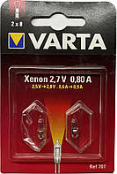 Лампочка Varta 707 для ліхтаря, Xenon 2,7V 0,8 A (2шт)