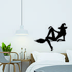 Декоративне настінне Панно «Відьма на мітлі», Декор на стіну, фото 9