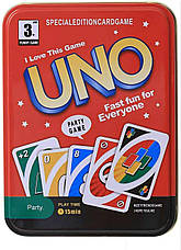Настільна гра UNO: Party game (Уно: Вечірка, Металева коробка), фото 3