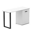 Стіл розкладний трансформер письмовий Білий для двох, фото 2