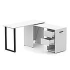 Стіл розкладний трансформер письмовий Білий для двох, фото 4