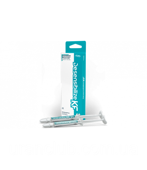 Desensibilize KF 2%, Матеріал Для зняття Чутливості Тканини Зуба Після вибілювання (шприц 2.5 Г)