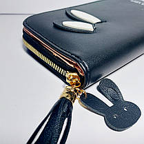 Жіночий гаманець на блискавці тв вітділами для карток 15, фото 4