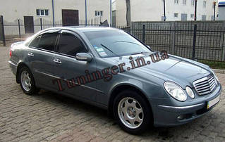 Дефлектори вікон (вітровики) Mercedes W211 2003-2009 (Hic)