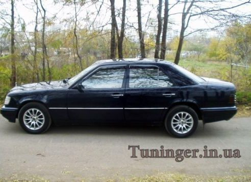 Дефлектори вікон (вітровики) Mercedes W210 1995-2002 (Hic)