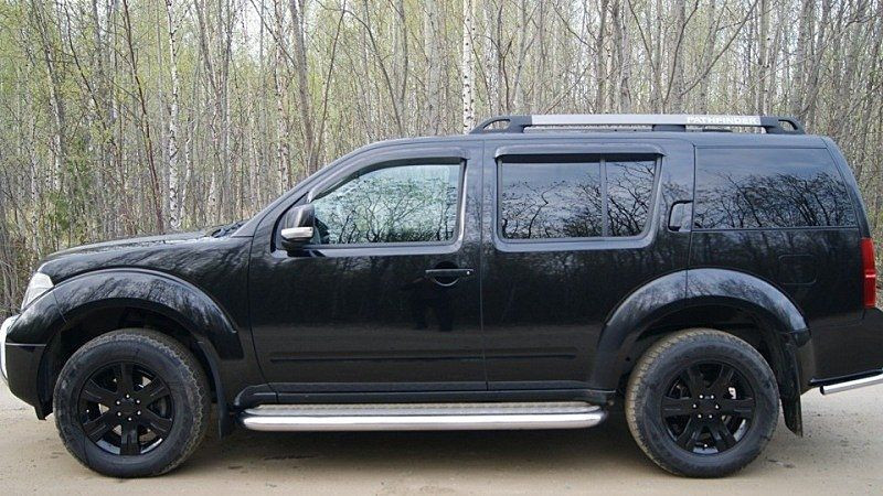 Вітровики, дефлектори вікон Nissan Patfainder 2004р.-2014р. (Ніс)