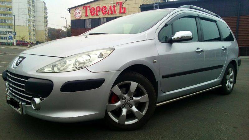 Вітровики, дефлектори вікон Peugeot 307 SW 2001-2008 (Hic)