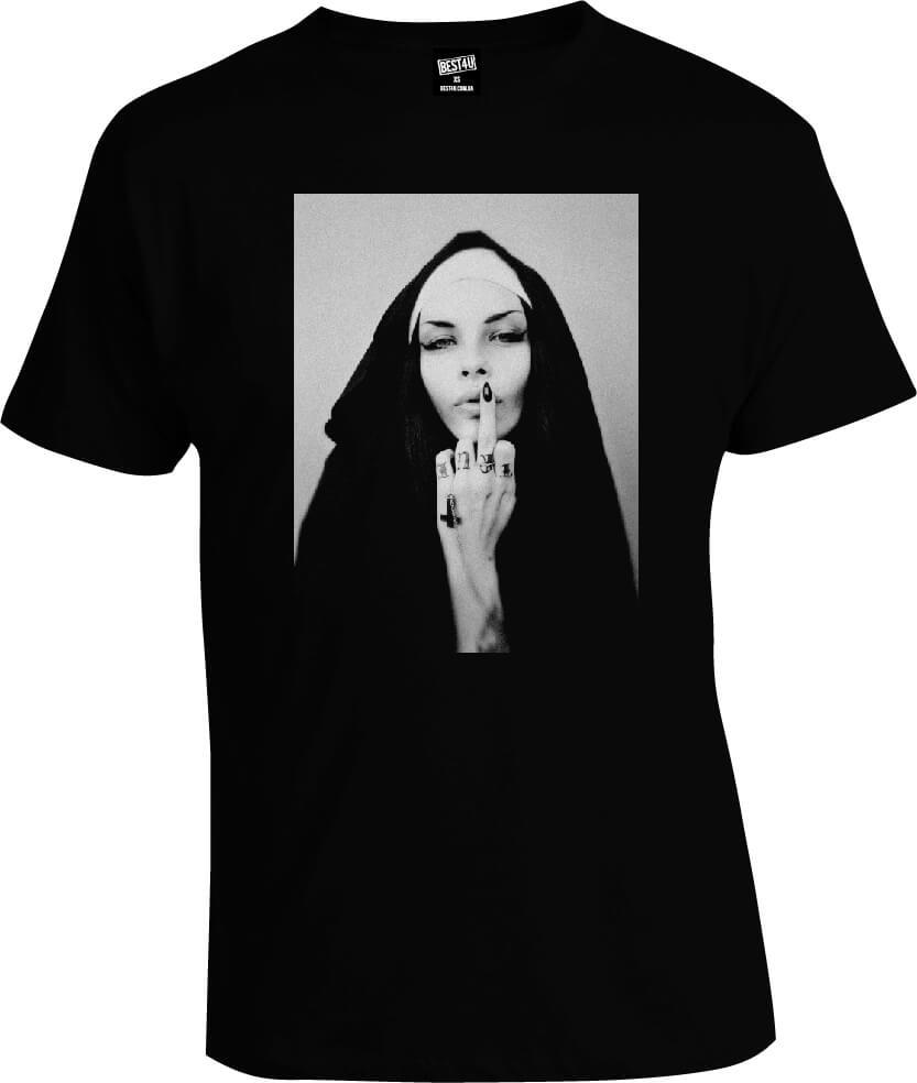 Футболка True Black Nun Монашка, фото 1