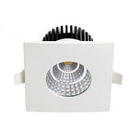 Светильник врезной 6W LED Horoz Electric JESSICA герметичный квадратный 4200K белый IP65