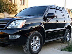 Дефлектори вікон (вітровики) Lexus GX 470 2003-2009 (Hic)