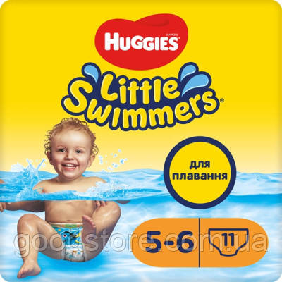 Підгузок Huggies Little Swimmer 5-6 (12-18 кг) 11 шт (5029053538426)