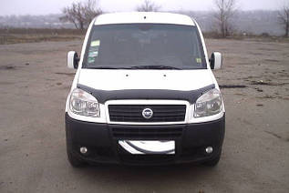 Мухобійка. Дефлектор капота. Fiat Doblo 2006-2010