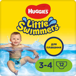 Підгузок Huggies Little Swimmer 3-4 (7-15 кг) 12 шт (36000183399)