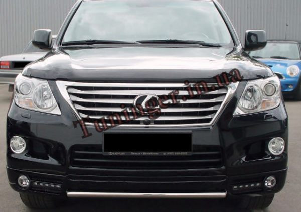 Мухобойка, дефлектор капота Lexus LX 570 2008->