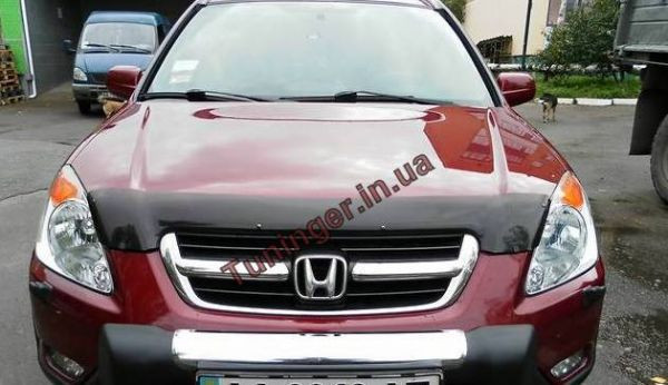 Мухобойка, дефлектор капота Honda CR-V 2002-2006