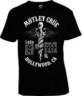 Футболка Motley Crue Dr Feelgood Vintage | Футболка из хлопка | Футболка черная | Футболка музыкальная